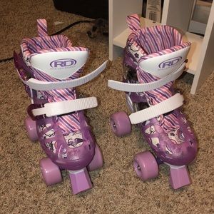 Kids extendable unicorn skates 4 wheel brand new